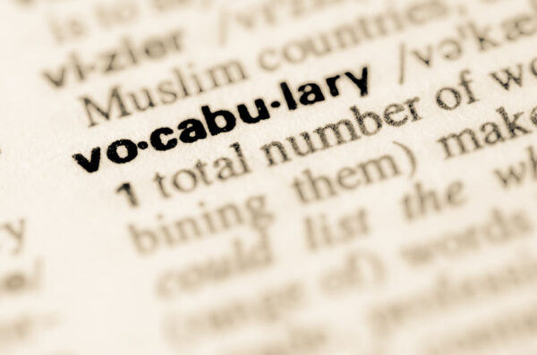 Vocabulary 1: Introduction to Vocabulary (150 Minutes)