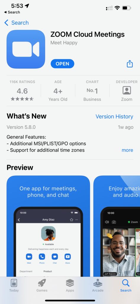 Zoom shop app online